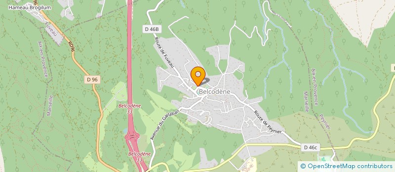 localisation de l'entreprise LES JUMEAUX  BELCODENE