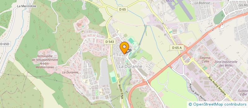 localisation de l'entreprise LES JUMEAUX  AIX-EN-PROVENCE