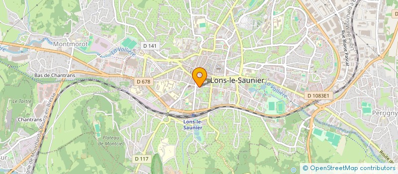 localisation de l'entreprise LES JUMEAUX ET PLUS L'ASSOCIATION DU JURA à LONS-LE-SAUNIER