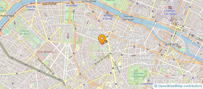 localisation de l'entreprise LES JUMELLES à PARIS