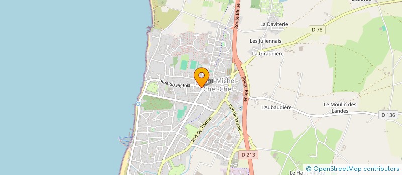 localisation de l'entreprise LES JUMELLES  SAINT-MICHEL-CHEF-CHEF