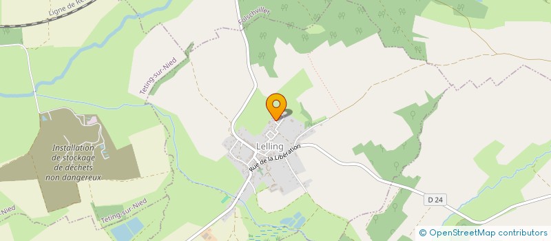 localisation de l'entreprise LES JUMIZE  LELLING