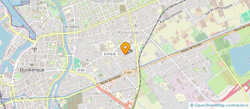 localisation de l'entreprise LES JUMS à DUNKERQUE