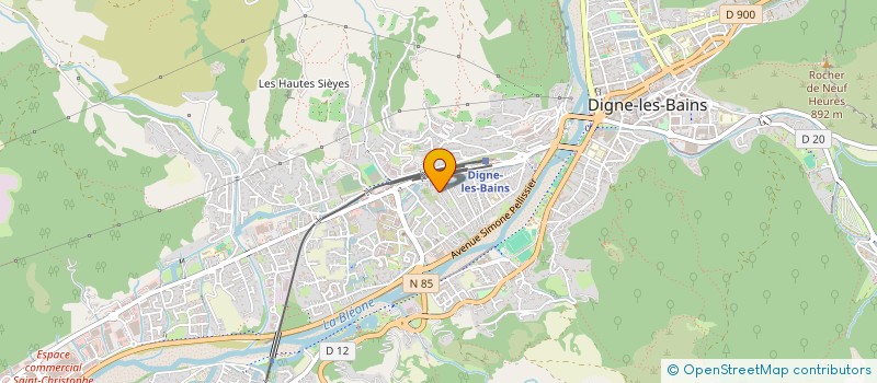 localisation de l'entreprise LES JUPES DANS L'COFFRE  DIGNE-LES-BAINS