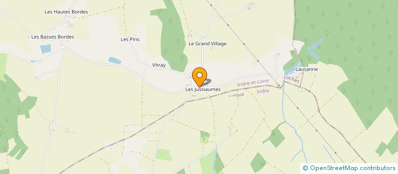 localisation de l'entreprise LES JUSSIAUMES  SAINT-HIPPOLYTE