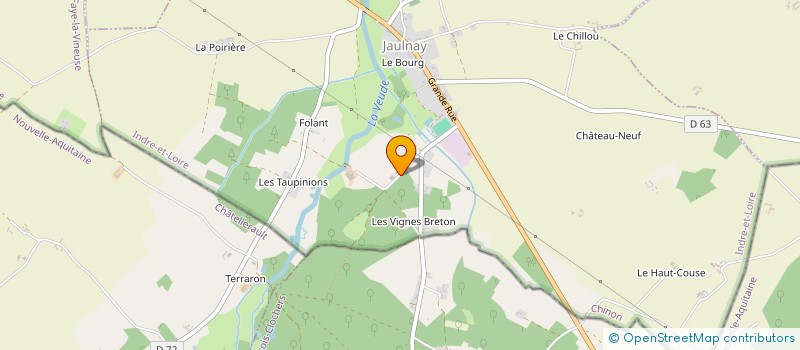 localisation de l'entreprise LES JUTEAUX  JAULNAY