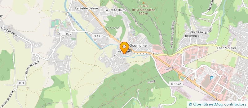 localisation de l'entreprise LES KALOOS  SILLINGY