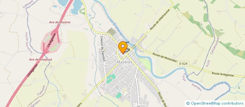 localisation de l'entreprise LES KAMELEONS à MAZERES