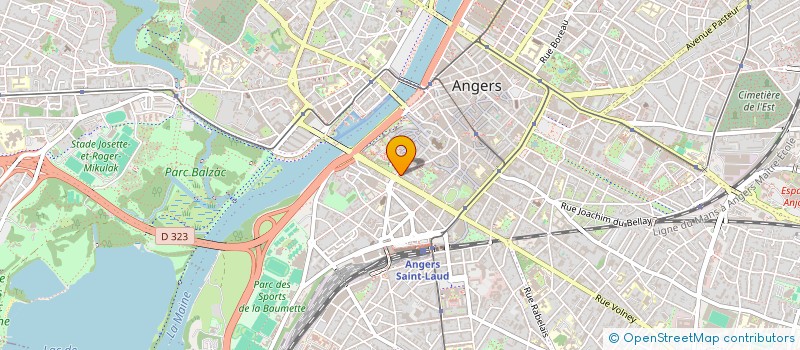 localisation de l'entreprise LES KAMER  ANGERS