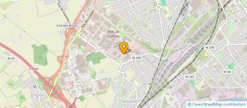 localisation de l'entreprise LES KANAILLOUX  HAUBOURDIN