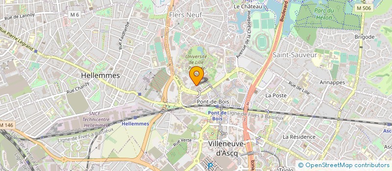 localisation de l'entreprise LES KANGOUROUS CALINS  VILLENEUVE-D'ASCQ