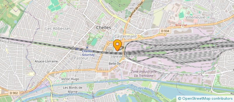 localisation de l'entreprise LES KANIS  CHELLES