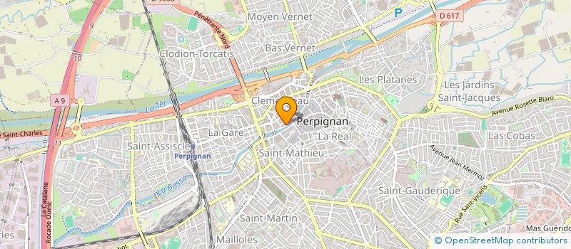 localisation de l'entreprise LES KARANTES à PERPIGNAN