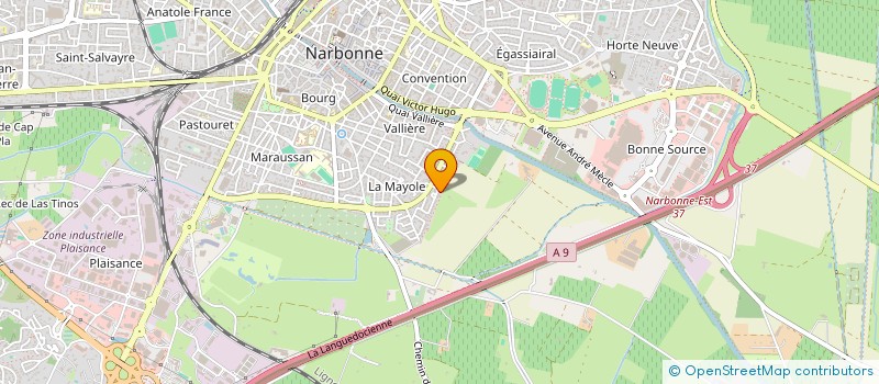 localisation de l'entreprise LES KARANTES  NARBONNE