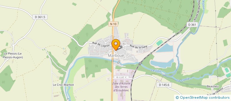 localisation de l'entreprise LES KARIOLES à MARBOUE