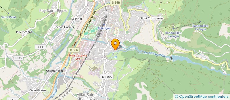 localisation de l'entreprise LES KEFI GIRLS  BRIANCON