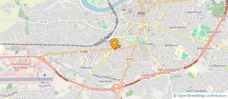 localisation de l'entreprise LES KEPIS DU PASTEL à ALBI