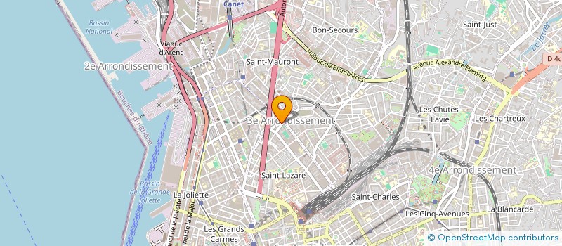 localisation de l'entreprise LES KHEIS à MARSEILLE
