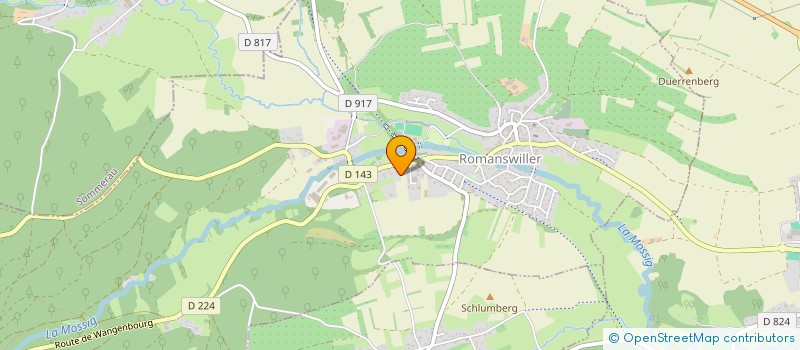 localisation de l'entreprise LES KID'Z DE ROMANS  ROMANSWILLER