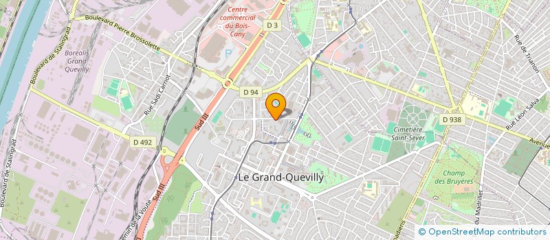 localisation de l'entreprise LES KIDS à LE GRAND-QUEVILLY