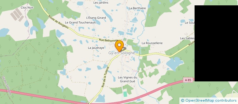 localisation de l'entreprise LES KINDERGO 4L TROPHY 2021 à GY-EN-SOLOGNE