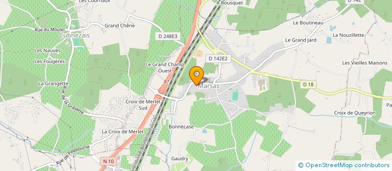 localisation de l'entreprise LES KINDERS ROSES  MARSAS