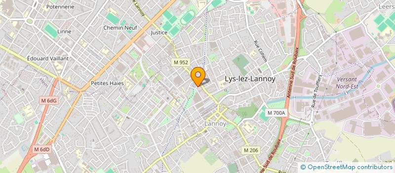 localisation de l'entreprise LES KINOUS à CROIX
