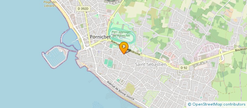 localisation de l'entreprise LES KINOUS à PORNICHET