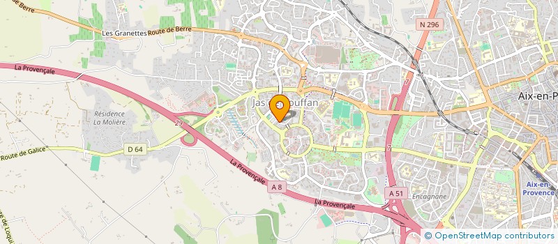 localisation de l'entreprise LES KLAI à AIX-EN-PROVENCE