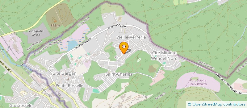 localisation de l'entreprise LES KOENIG AUX CHAMPS  PETITE-ROSSELLE