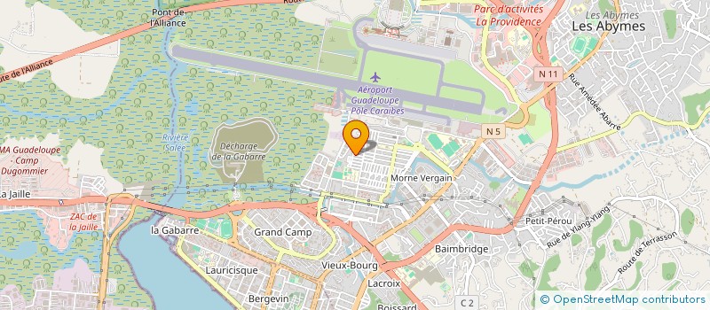 localisation de l'entreprise LES KOLIBRIS TRAITEUR à LES ABYMES