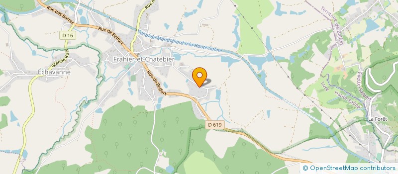 localisation de l'entreprise LES KORRIGAN'S CELTIC ROCK  FRAHIER-ET-CHATEBIER