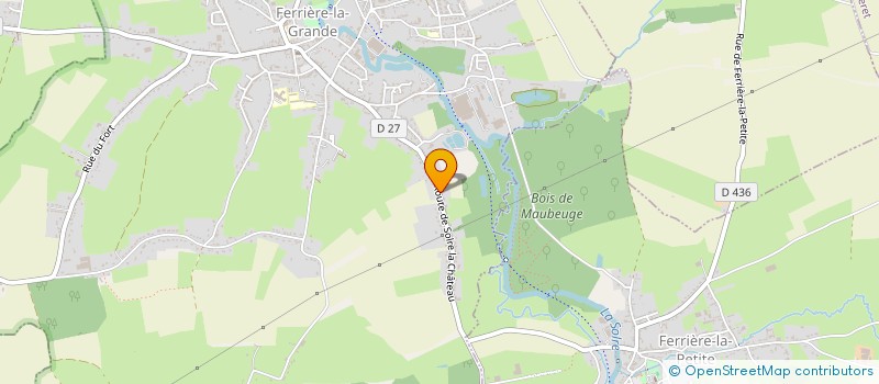 localisation de l'entreprise LES KORRIGANS  FERRIERE-LA-GRANDE