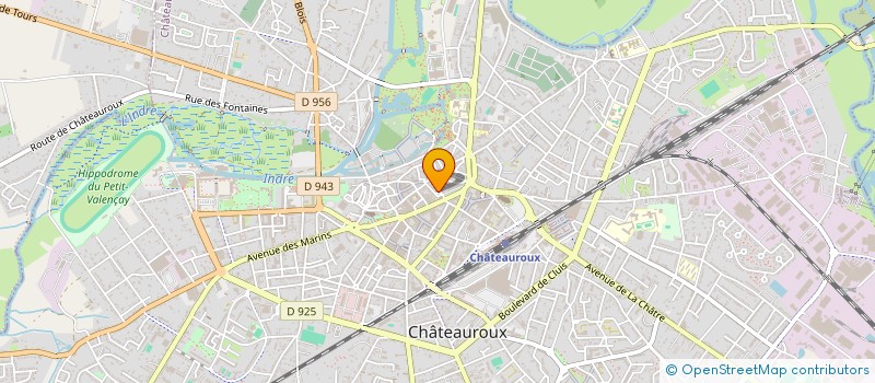 localisation de l'entreprise LES KORRIGANS à CHATEAUROUX