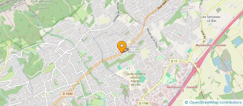 localisation de l'entreprise LES KORRIGANS  MONTBONNOT-SAINT-MARTIN