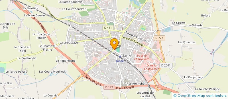 localisation de l'entreprise LES KORRIGANS  JANZE