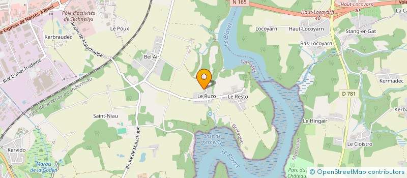 localisation de l'entreprise LES KORRIGANS MEDIEVAUX  LANESTER