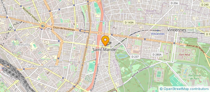 localisation de l'entreprise LES KOYOTES à SAINT-MANDE