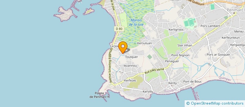 localisation de l'entreprise LES KRICKELS  PENMARCH