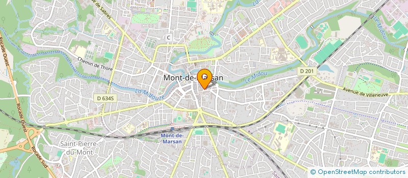 localisation de l'entreprise LES L DU BONHEUR à MONT-DE-MARSAN