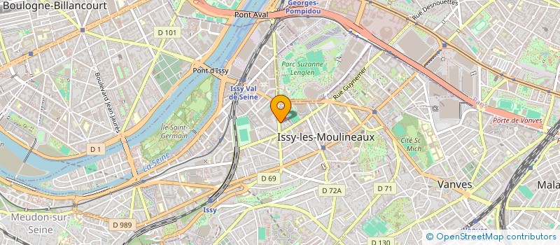 localisation de l'entreprise LES LABORATOIRES BEL'OEIL à ISSY-LES-MOULINEAUX
