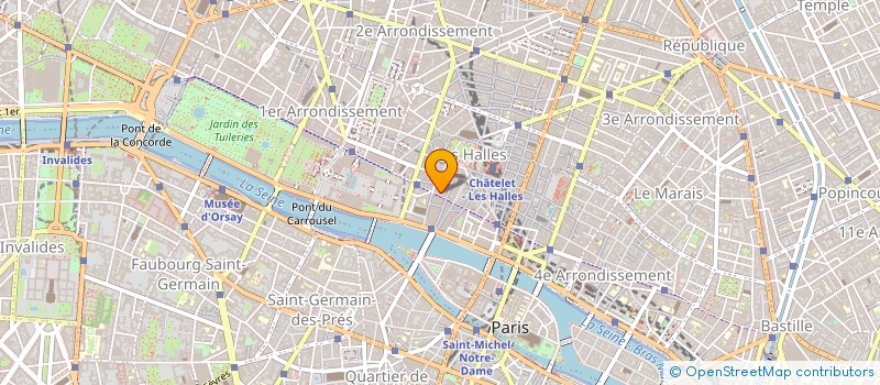 localisation de l'entreprise LES LABORATOIRES CHLOEE EURL à PARIS