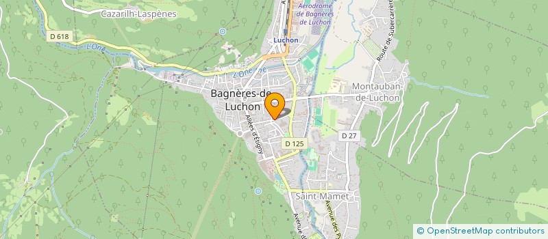 localisation de l'entreprise LES LABORATOIRES DE LUCHON à BAGNERES-DE-LUCHON