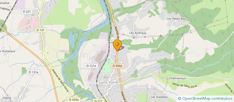 localisation de l'entreprise LES LABORATOIRES EUROMOOR à HAUTERIVE