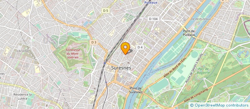 localisation de l'entreprise LES LABORATOIRES SERVIER à SURESNES