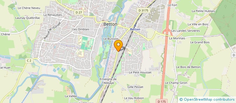 localisation de l'entreprise LES LABOUREURS  BETTON