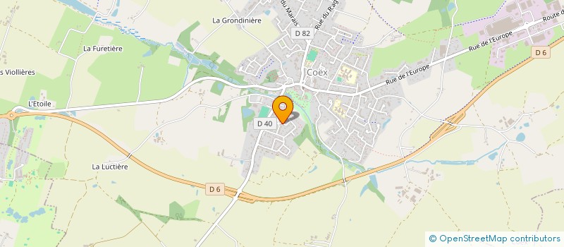 localisation de l'entreprise LES LABOURS ET LES MOISSONS DOU PEPES  COEX