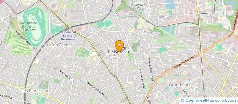 localisation de l'entreprise LES LACETS DES FEES à LE BOUSCAT