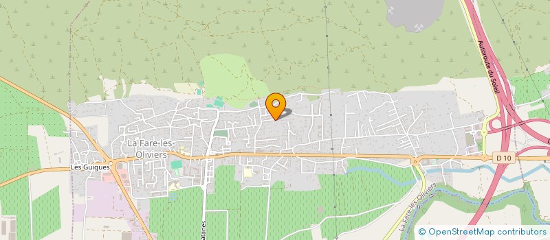 localisation de l'entreprise LES LACETS DU VENTOUX  LA FARE-LES-OLIVIERS