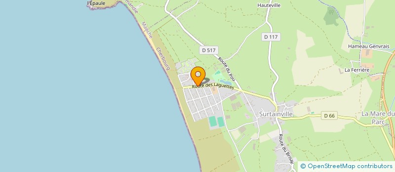 localisation de l'entreprise LES LAGUETTES  SURTAINVILLE